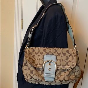 Coach shoulder bag with dust bag